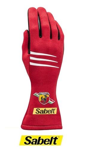 FIA Abarth Sabelt Gloves - Red