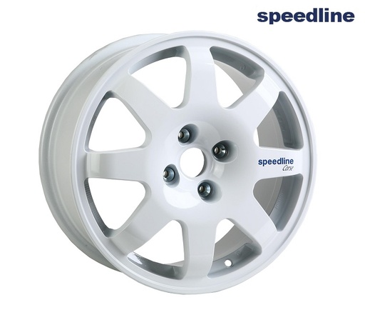 [SL676W] Jante Speedline SL676, Renault Clio Groupe A, 7.25x16, ET=53, PCD=4x100, Blanche