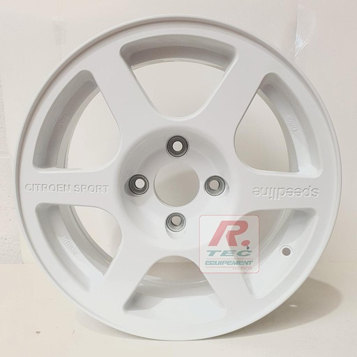 [SL1267/P10/W1] Jante Speedline Citroen Sport, 6x15, ET=16, PCD4x108, Blanche