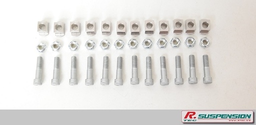 [BBK3625X001.12] Kit de vis flottant pour disque Alcon - 0.36FLT 25BOLT STEEL KIT